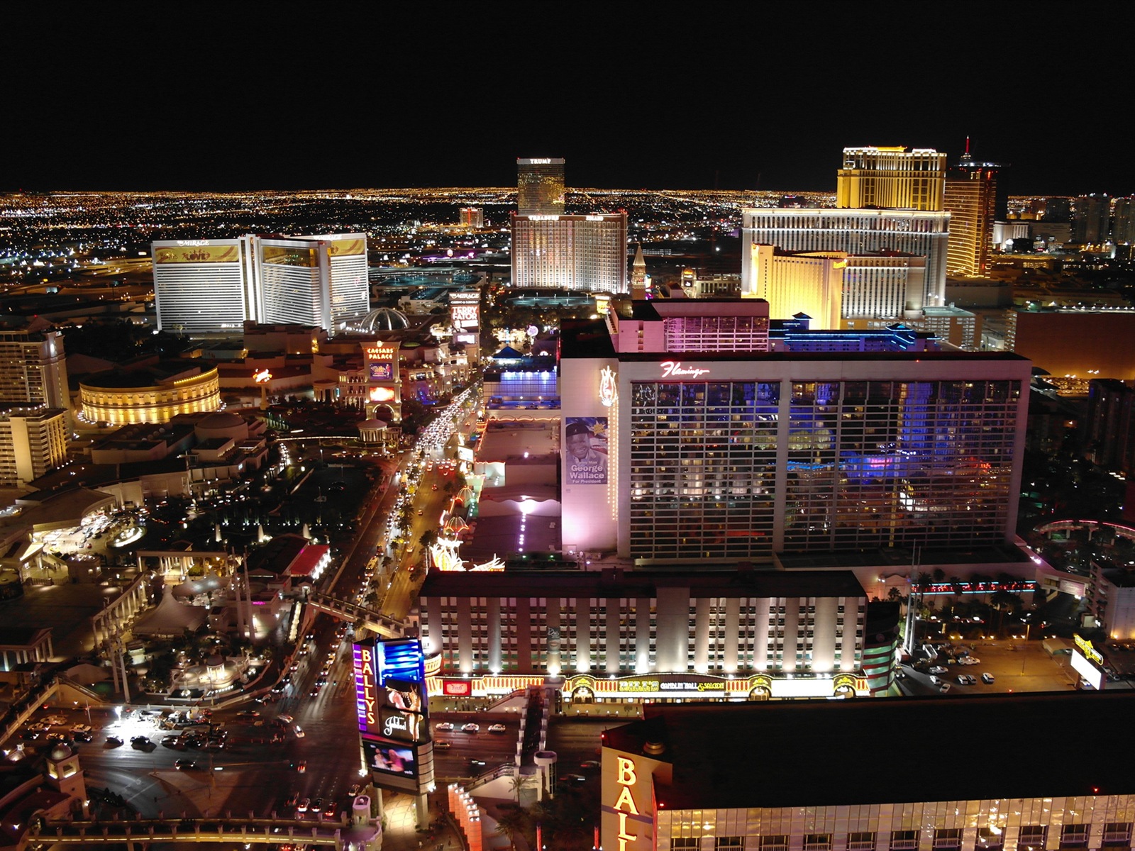 Hermosa noche en fondos de pantalla de alta definición de Las Vegas #19 - 1600x1200