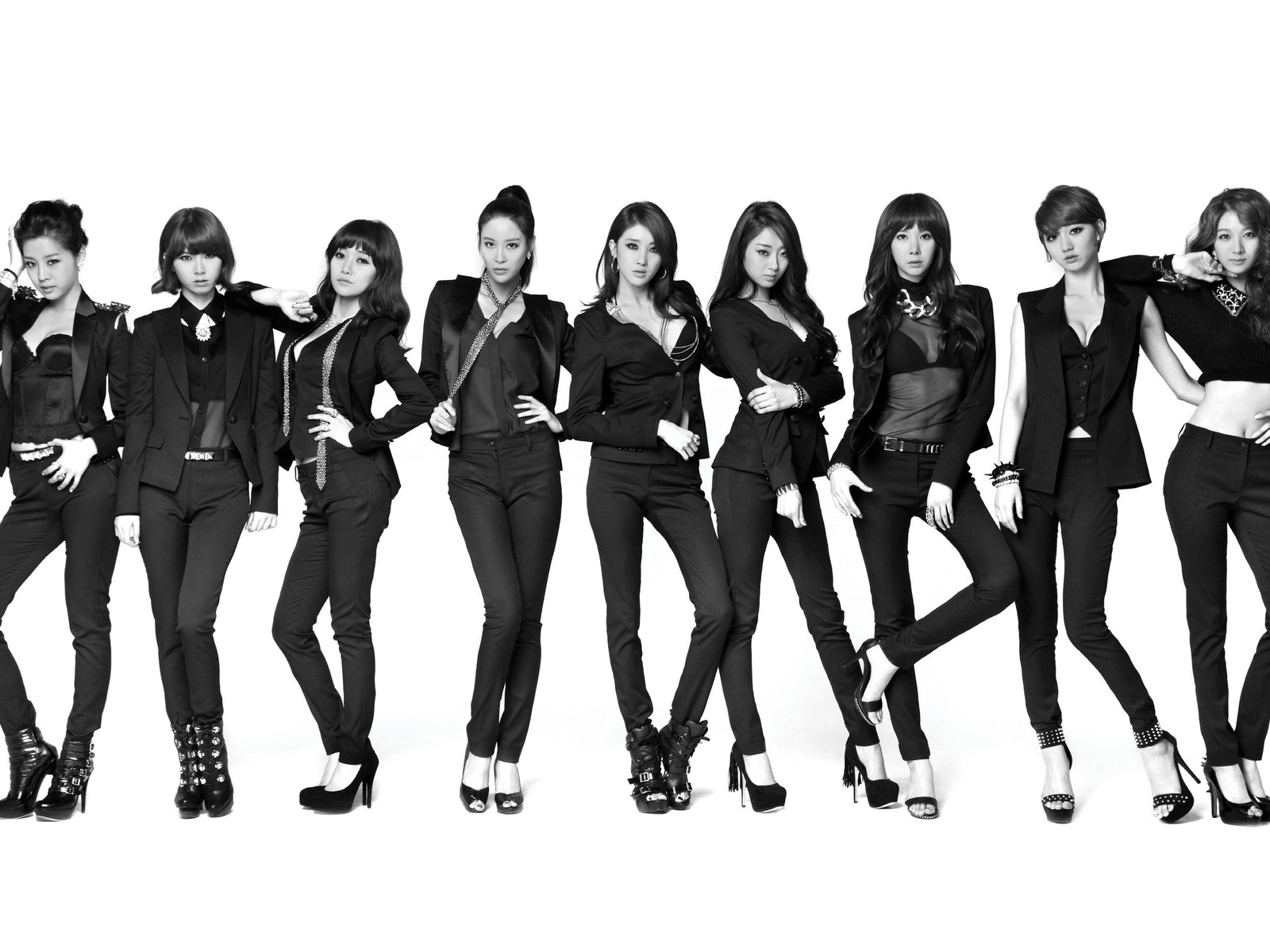 Корейский группа девушка Девять муз HD обои #5 - 1600x1200