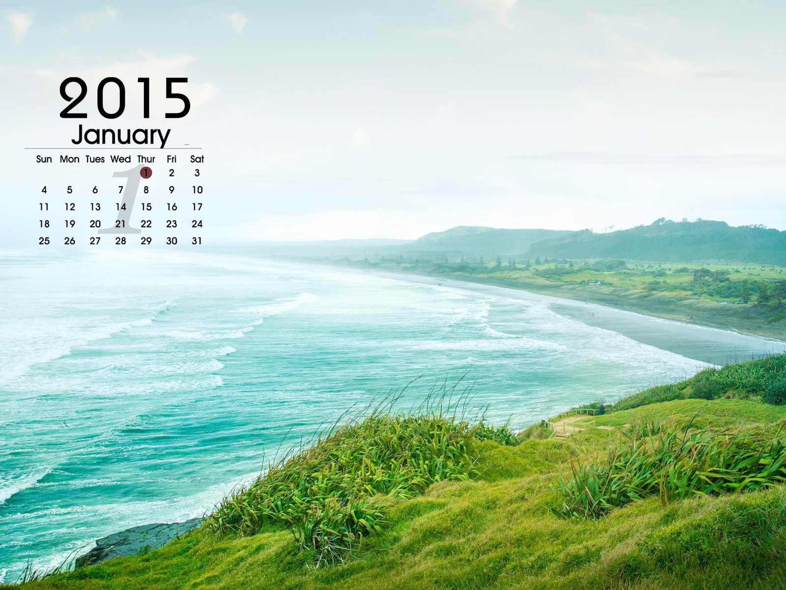 January 2015 calendar wallpaper (1) #16 - 1600x1200