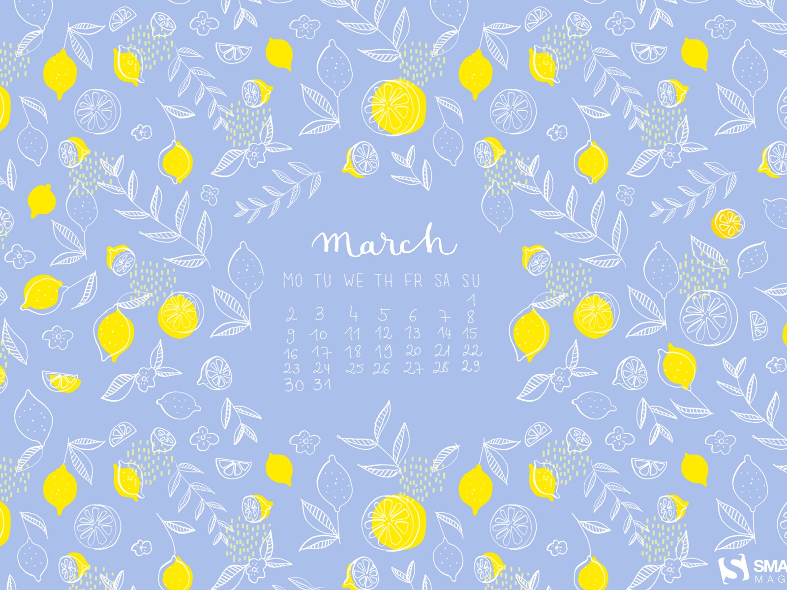 Март 2015 Календарь обои (2) #9 - 1600x1200