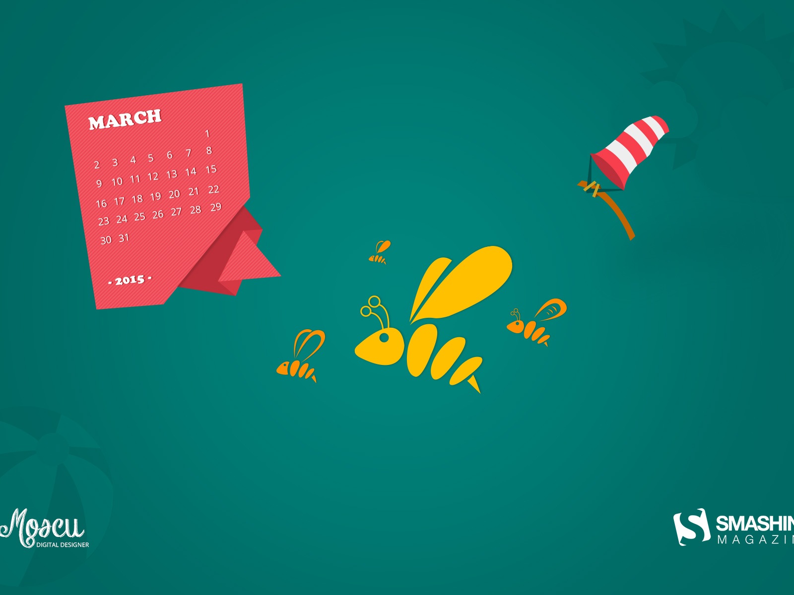 Март 2015 Календарь обои (2) #14 - 1600x1200