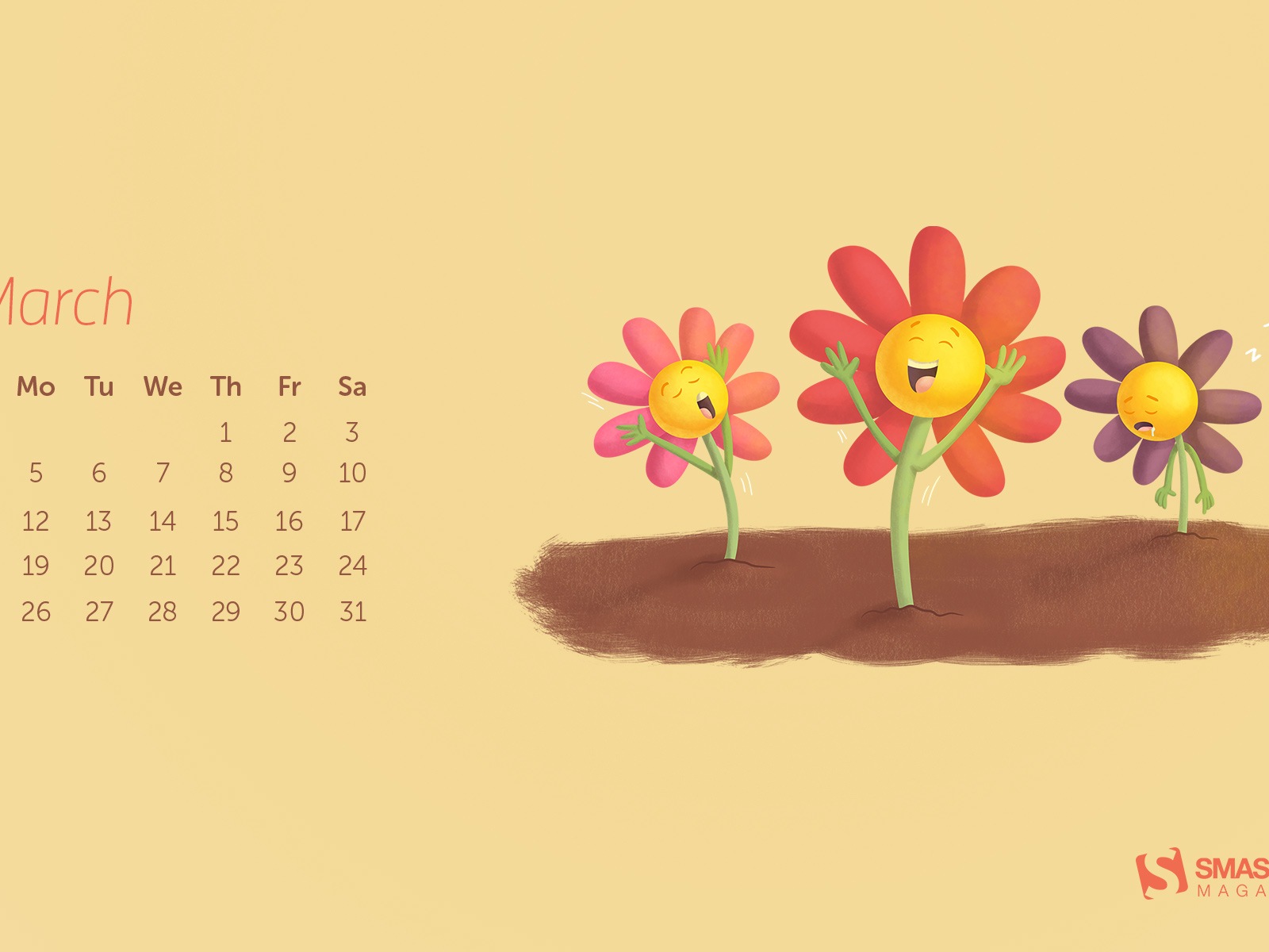 Март 2015 Календарь обои (2) #20 - 1600x1200