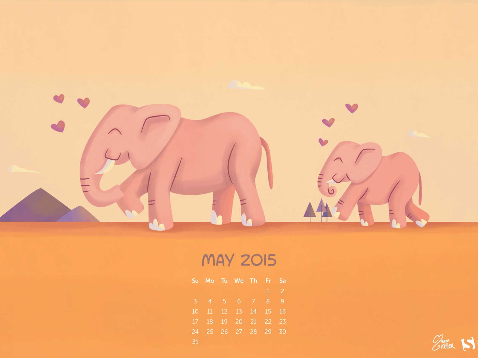 Mai 2015 Kalender Wallpaper (2) #20 - 1600x1200