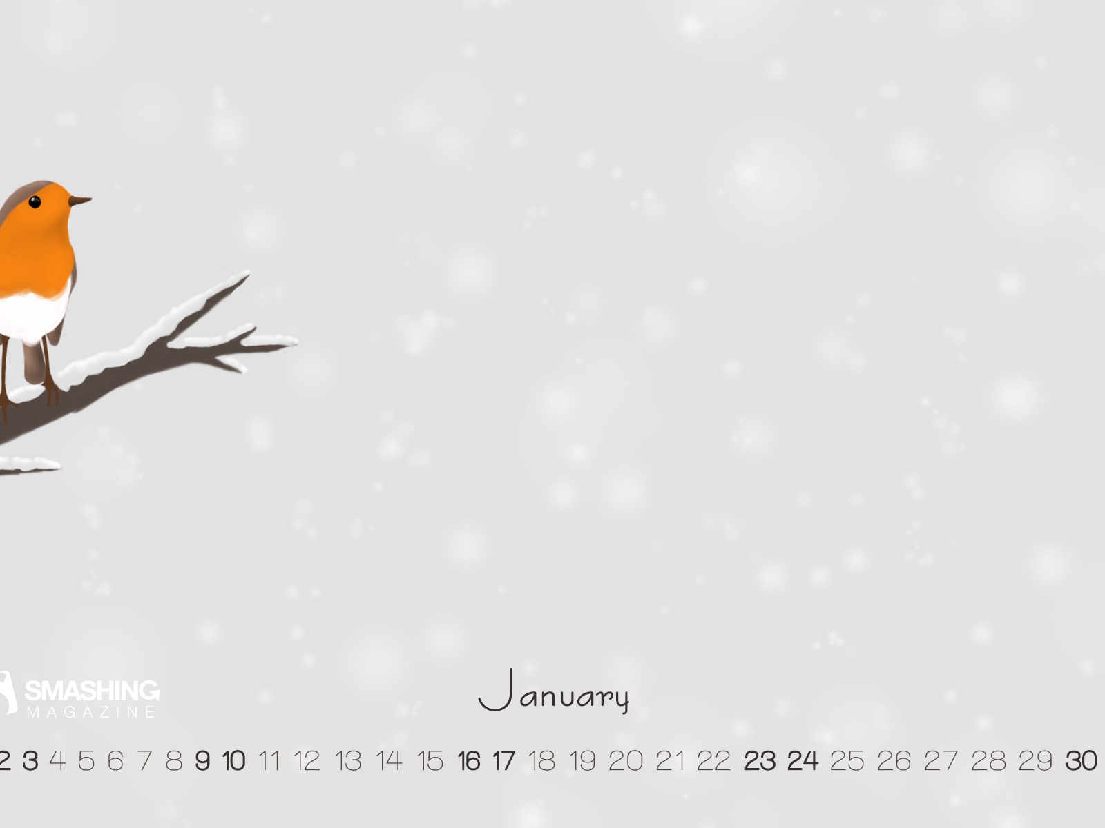 January 2016 calendar wallpaper (2) #14 - 1600x1200