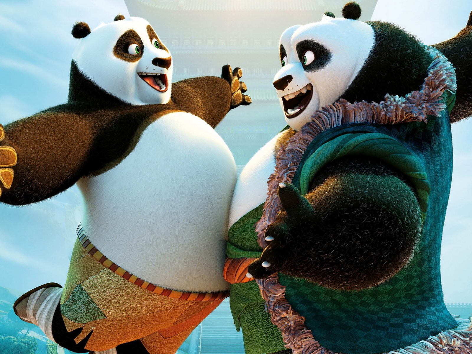 Kung Fu Panda 3, films HD fonds d'écran #14 - 1600x1200