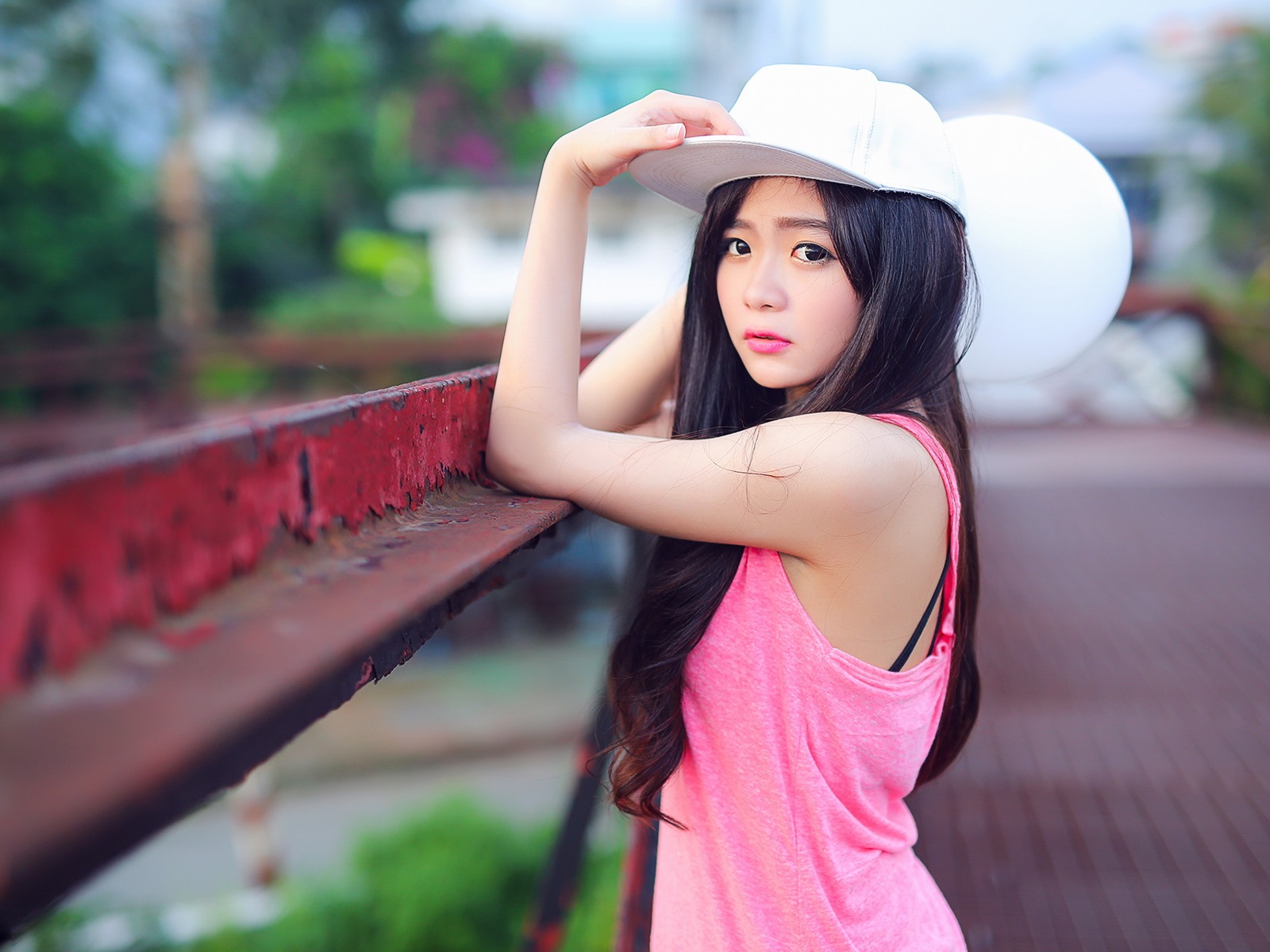 Pure and lovely young Asian girl HD wallpapers collection (1) #3 - 1600x1200