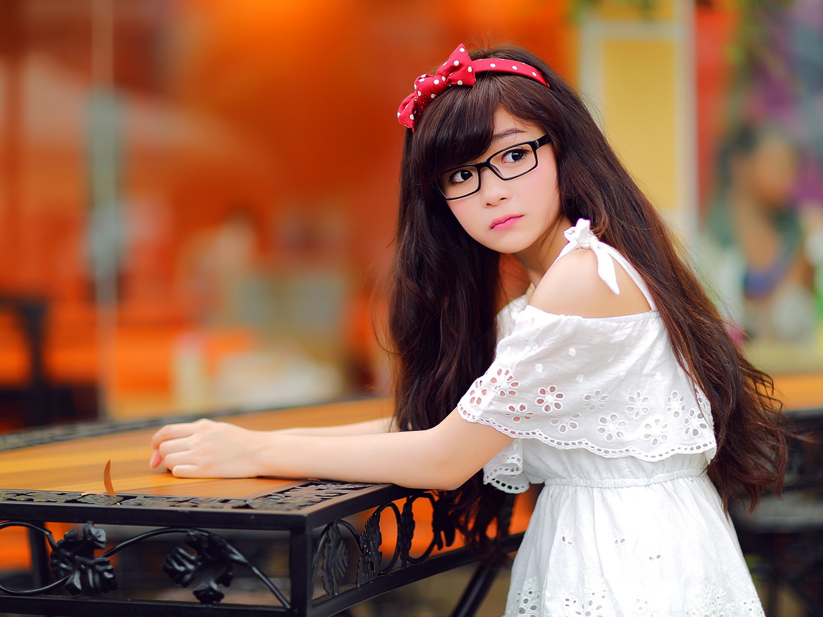 Pure and lovely young Asian girl HD wallpapers collection (1) #17 - 1600x1200