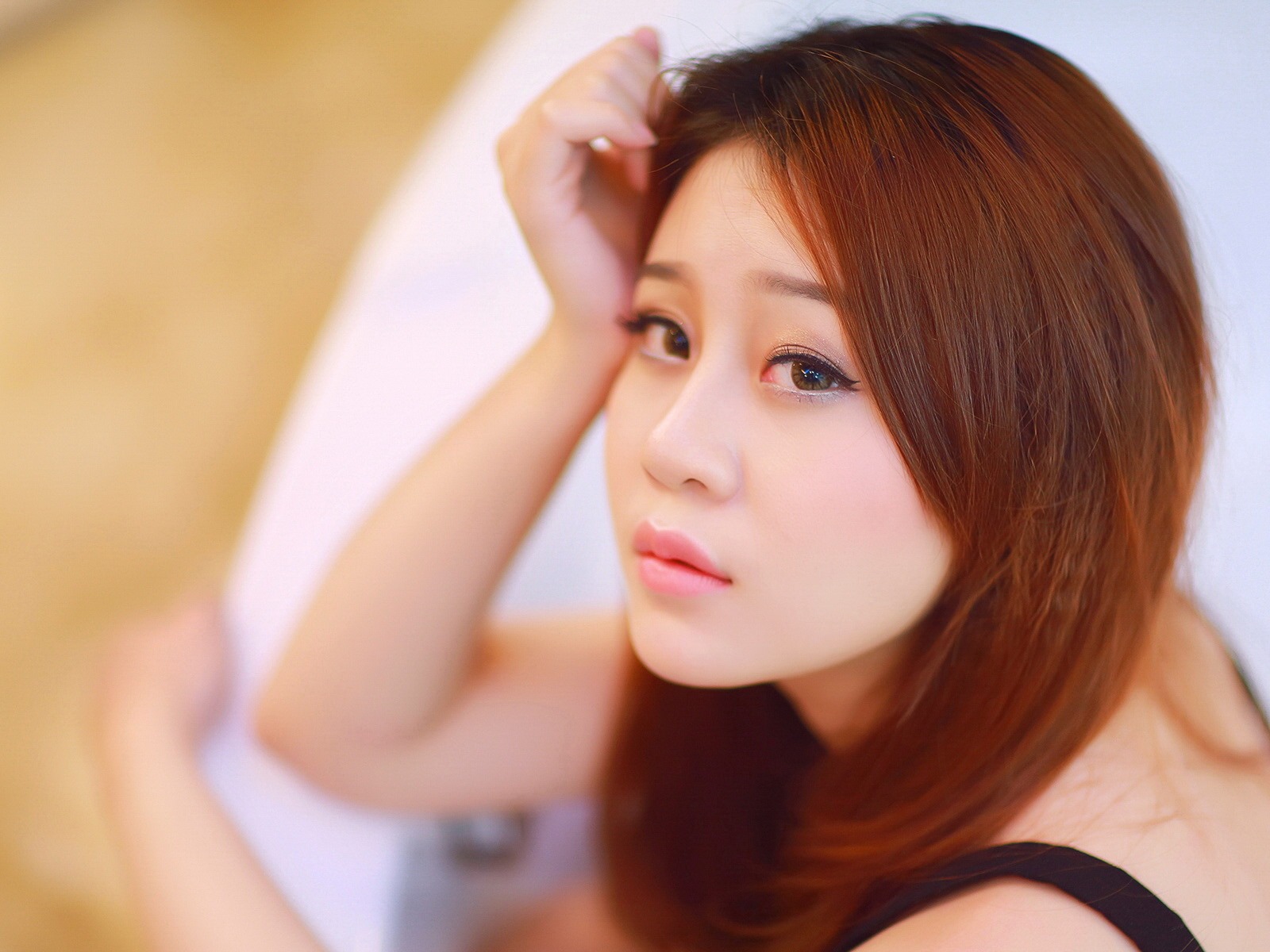 순수하고 사랑스러운 젊은 아시아 여자의 HD 월페이퍼 컬렉션 (1) #34 - 1600x1200