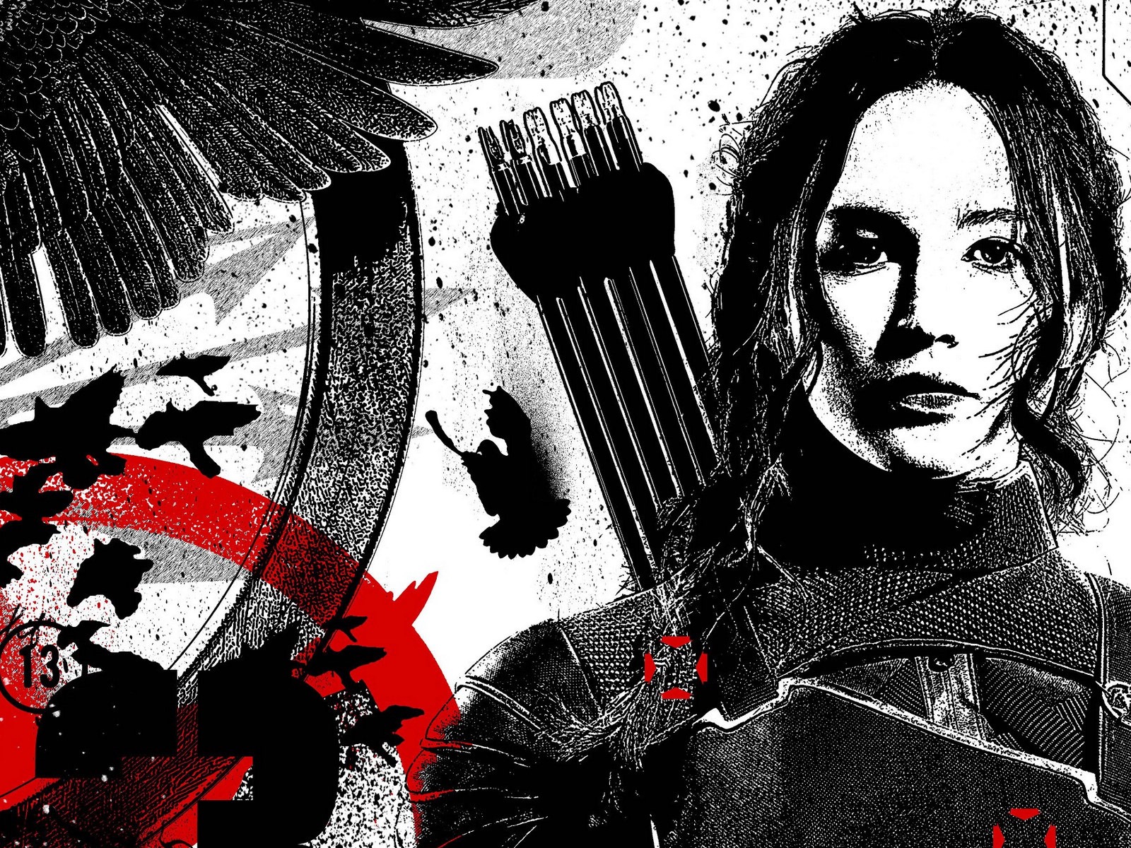 The Hunger Games: Mockingjay 饥饿游戏3：嘲笑鸟 高清壁纸3 - 1600x1200