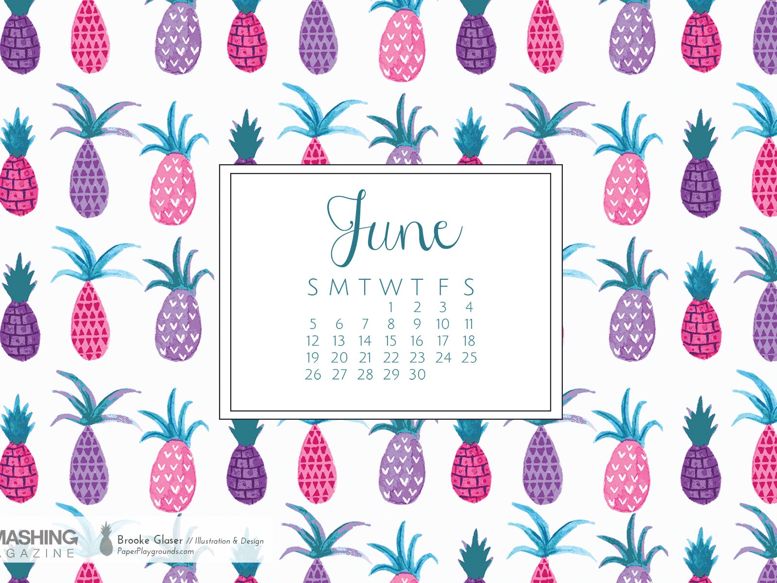June 2016 calendar wallpaper (2) #15 - 1600x1200