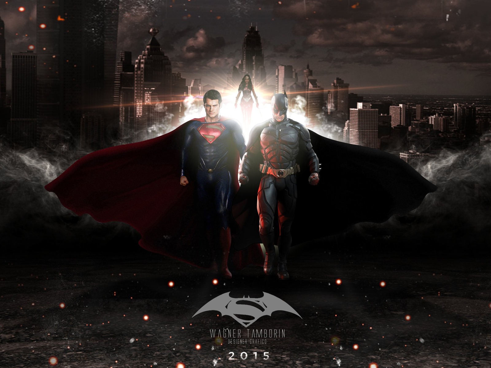 фильм HD обои Рассвет Справедливости, 2016: Бэтмен против Супермена #10 - 1600x1200
