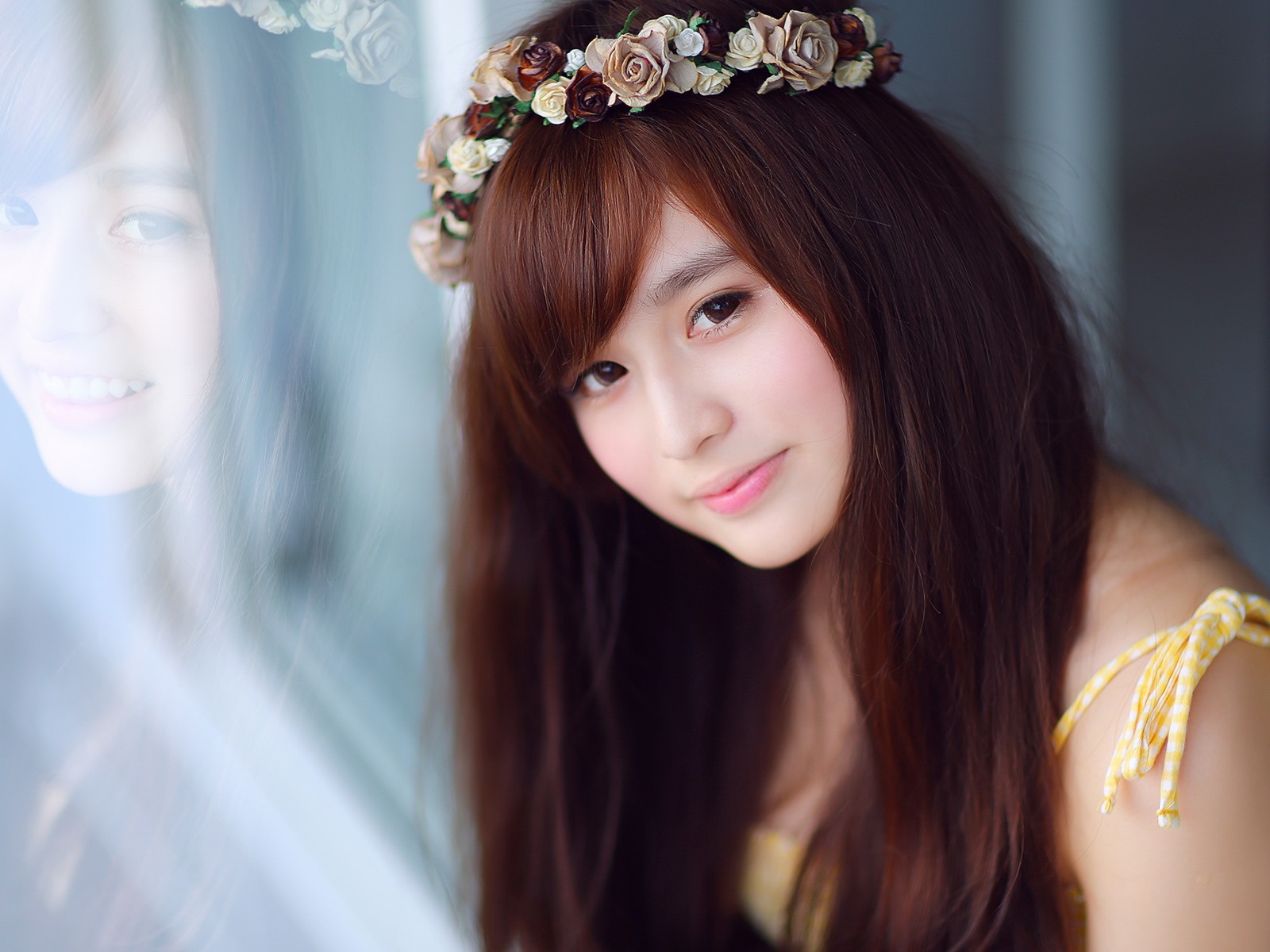 Reine und schöne junge asiatische Mädchen HD-Wallpaper  Kollektion (3) #9 - 1600x1200