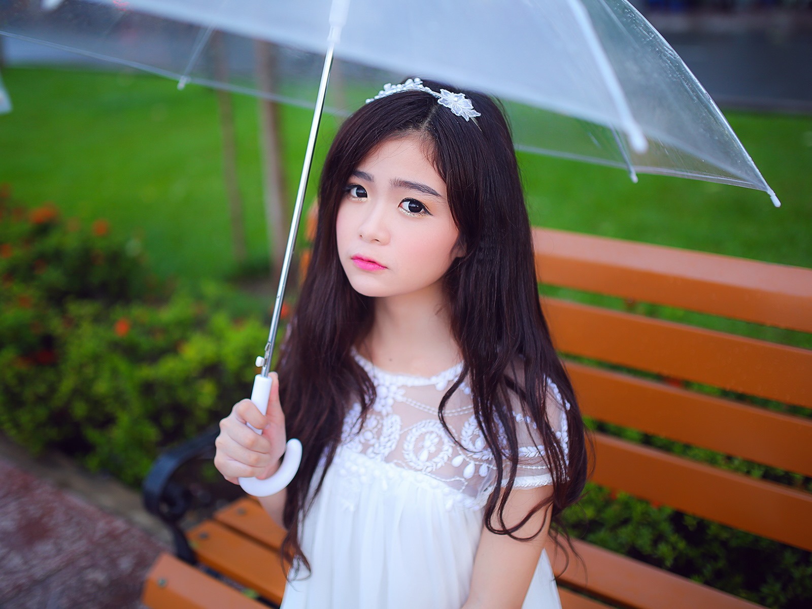 Pure and lovely young Asian girl HD wallpapers collection (3) #20 - 1600x1200