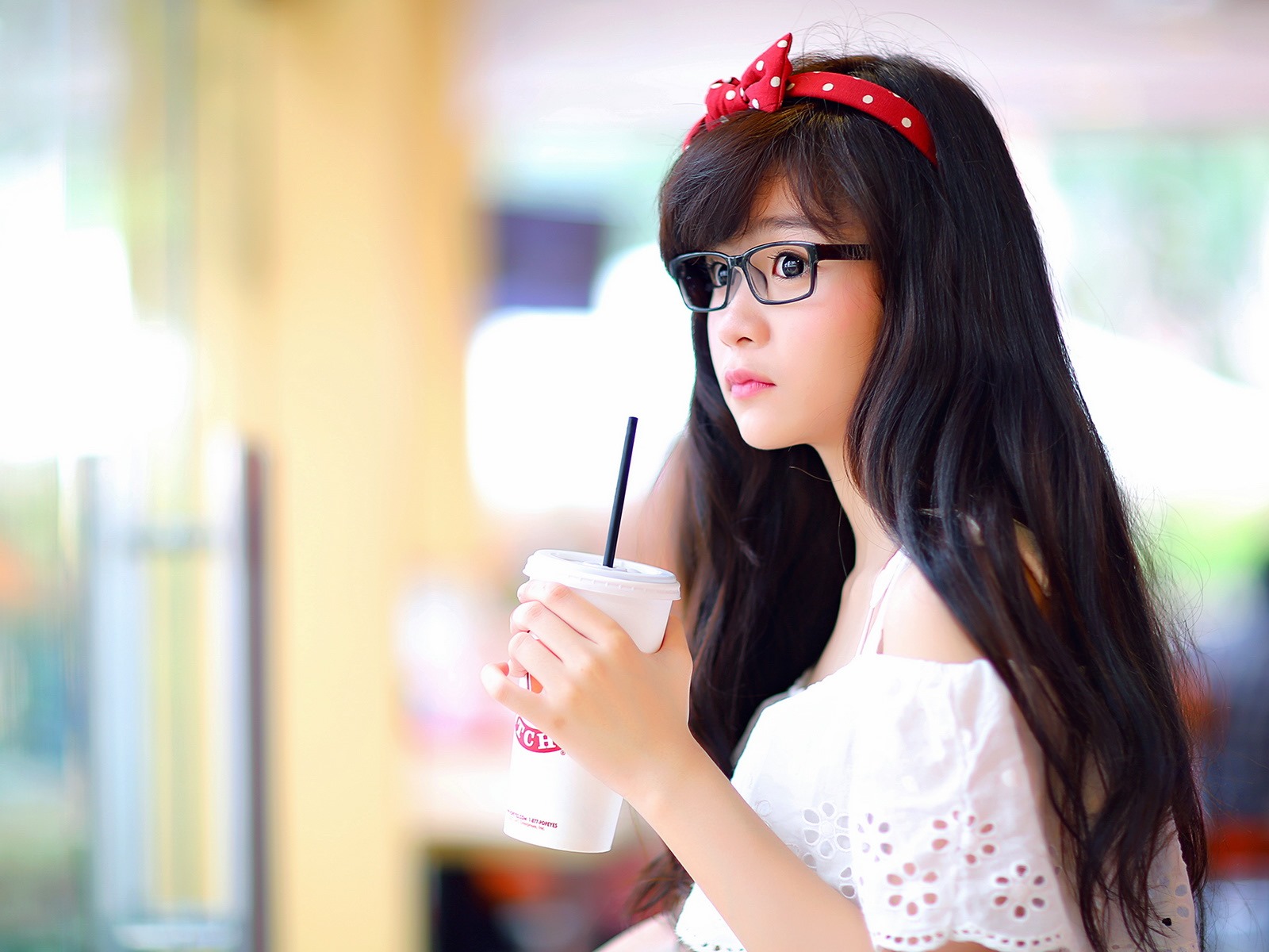Pure and lovely young Asian girl HD wallpapers collection (3) #32 - 1600x1200