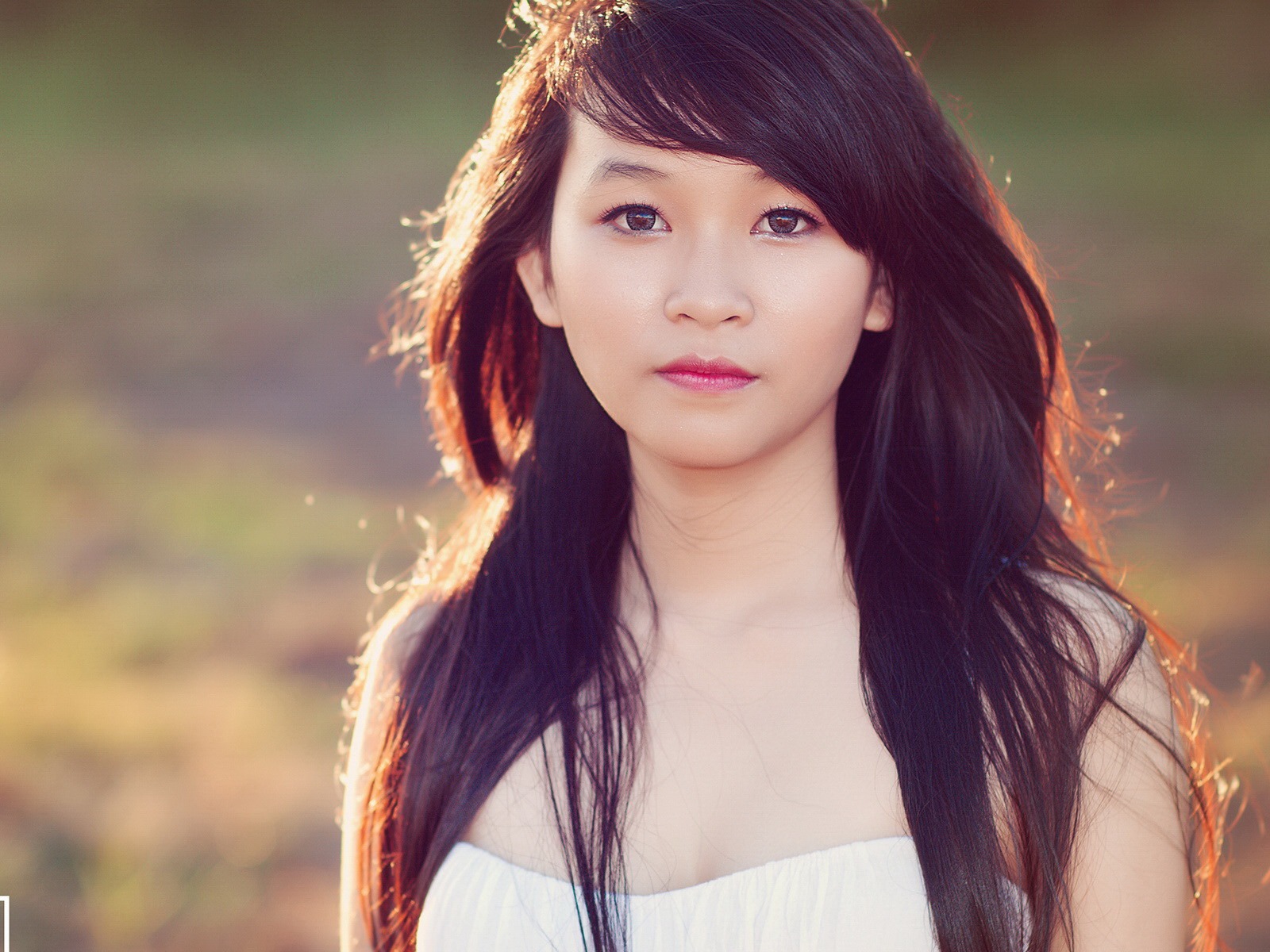 순수하고 사랑스러운 젊은 아시아 여자의 HD 월페이퍼 컬렉션 (4) #25 - 1600x1200
