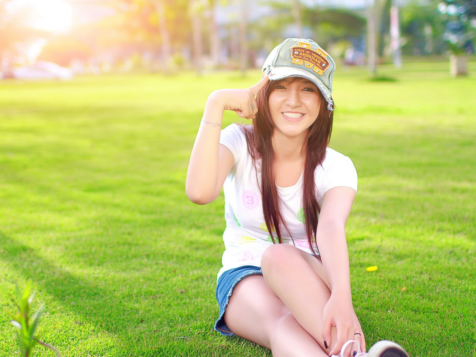 Pure and lovely young Asian girl HD wallpapers collection (5) #36 - 1600x1200