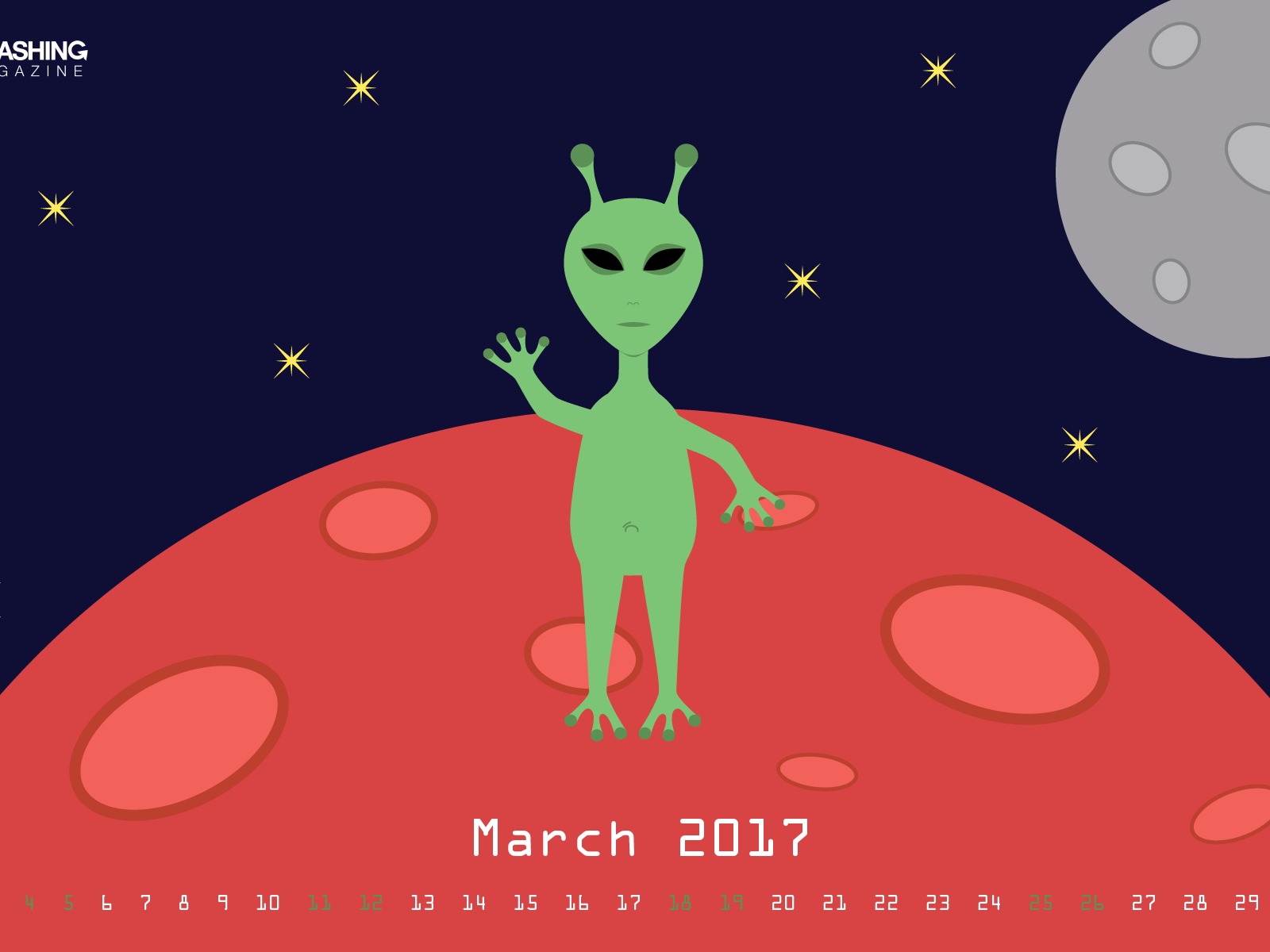 März 2017 Kalender Tapete (2) #10 - 1600x1200