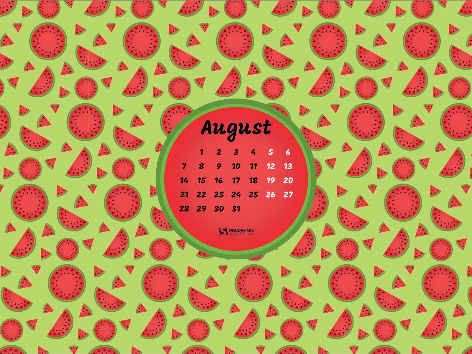 Fondo de escritorio del calendario de agosto de 2017 #17 - 1600x1200