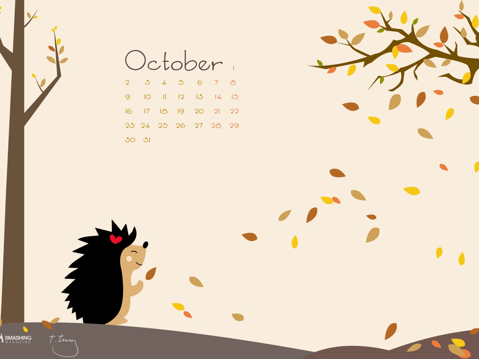 Oktober 2017 Kalender Hintergrundbild #15 - 1600x1200