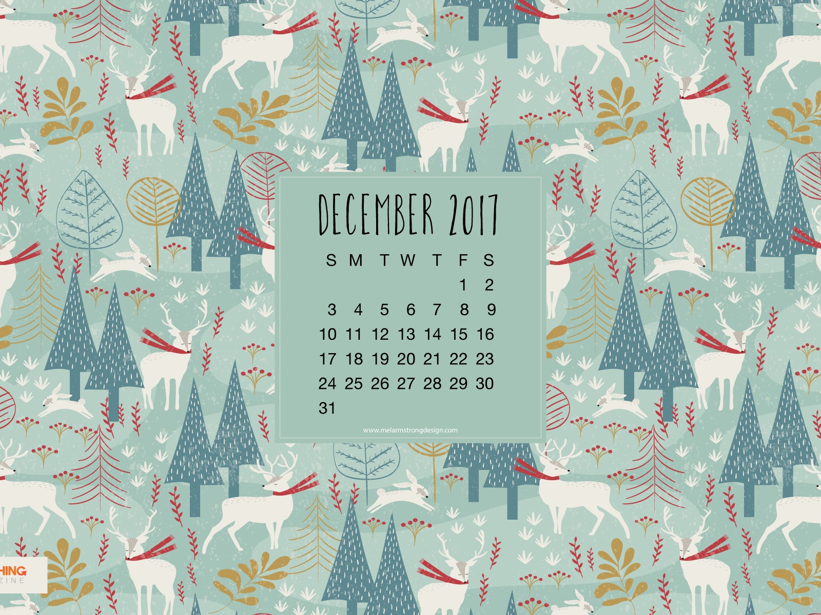 Dezember 2017 Kalender Hintergrund #7 - 1600x1200