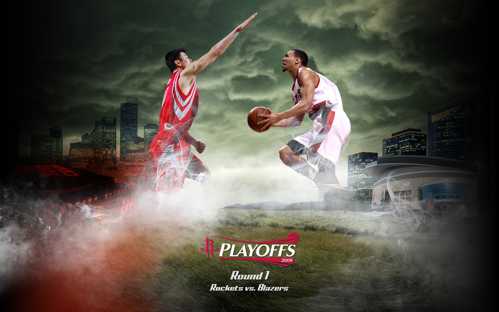 NBA Houston Rockets 2009 playoff wallpaper #1 - 1680x1050