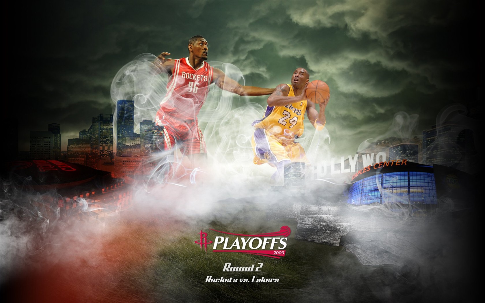 NBA Houston Rockets 2009 playoff wallpaper #2 - 1680x1050
