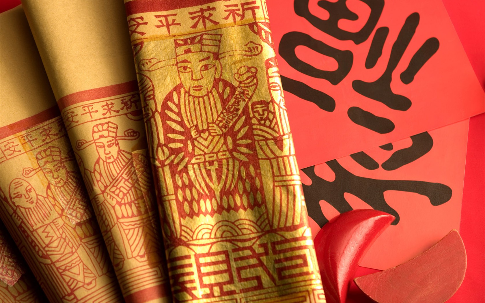 중국 바람 축제 붉은 벽지 #13 - 1680x1050