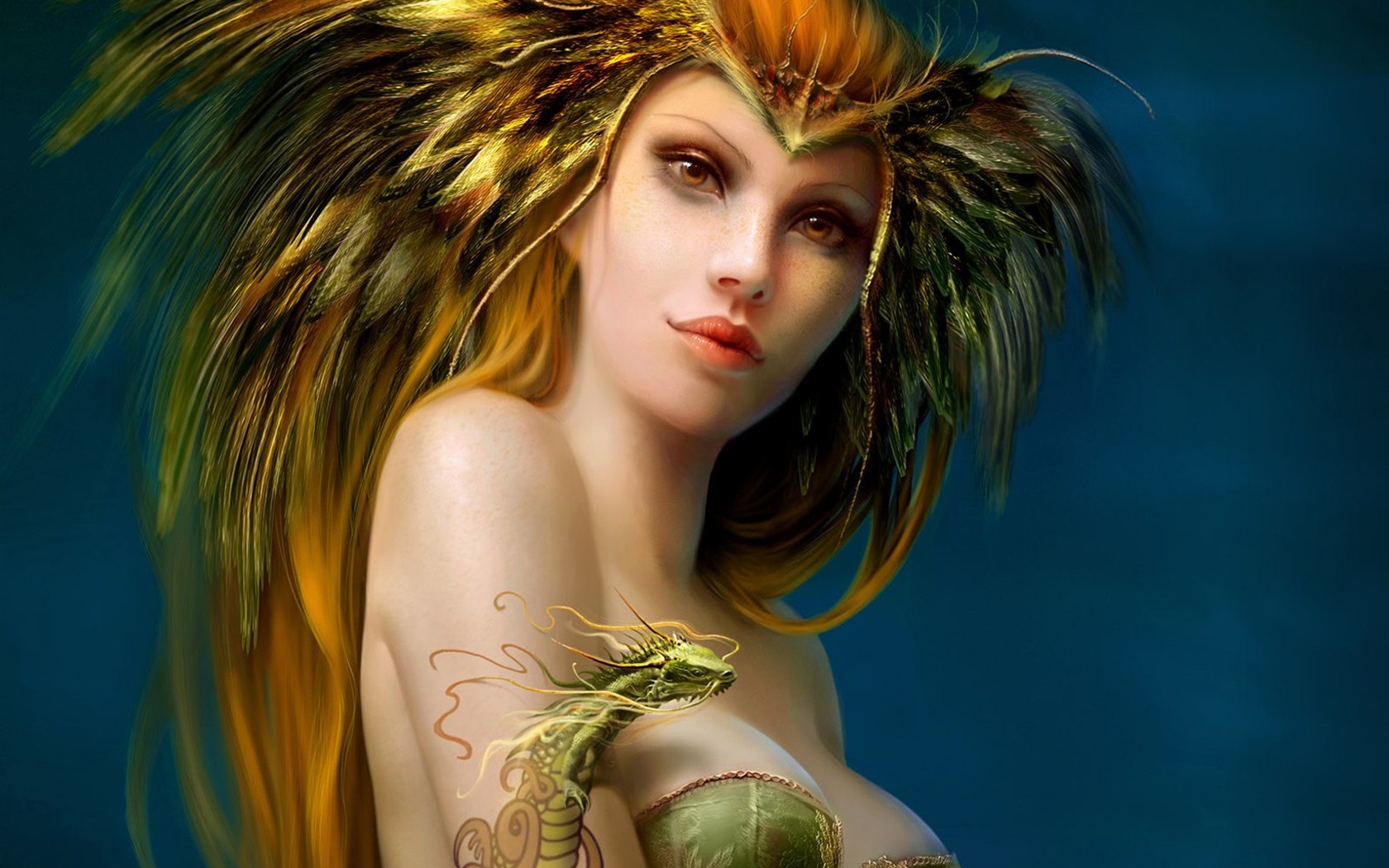 CG illustration wallpaper fantasy women #11 - 1680x1050