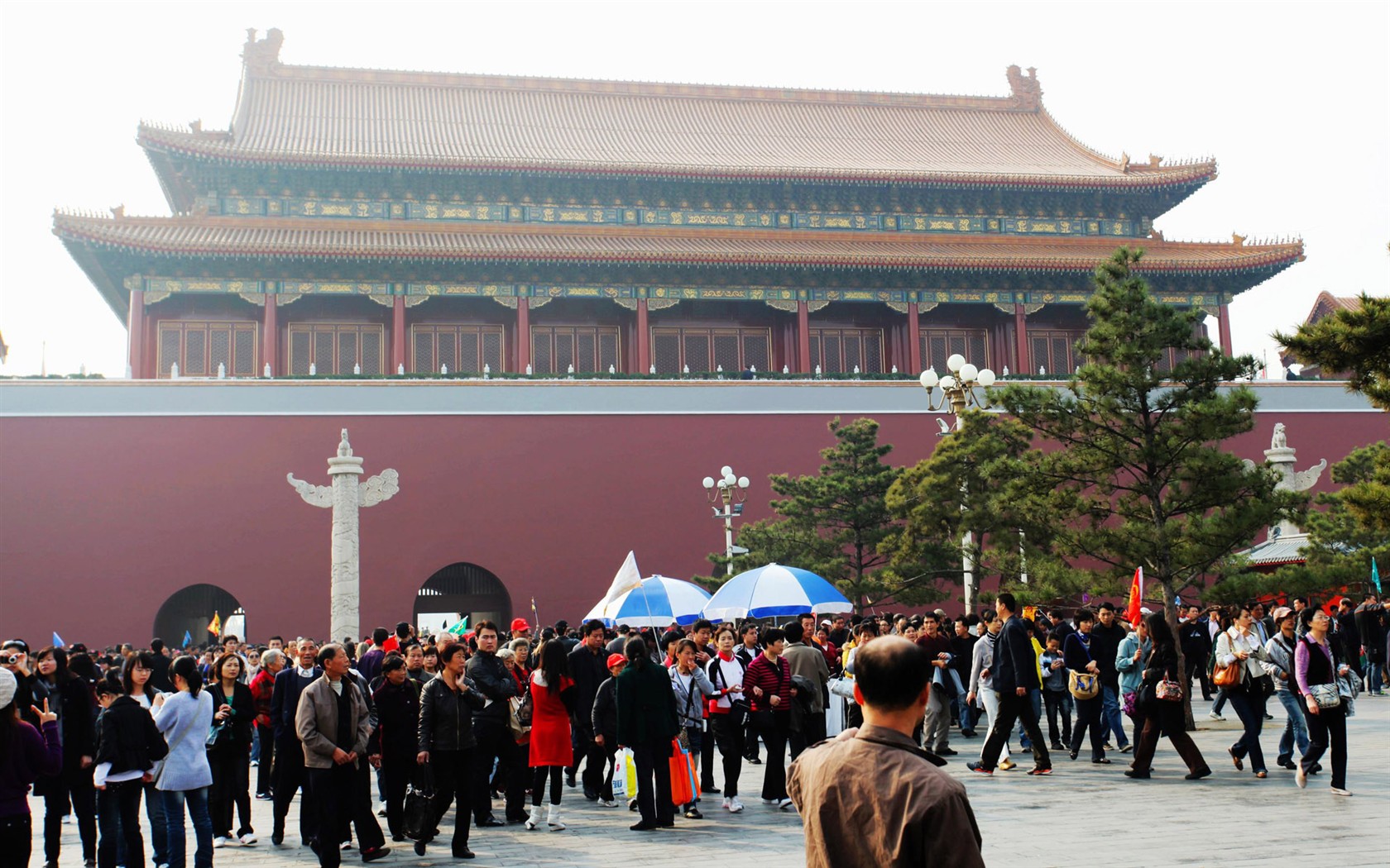 Тур Пекин - на площади Тяньаньмэнь (GGC работ) #3 - 1680x1050