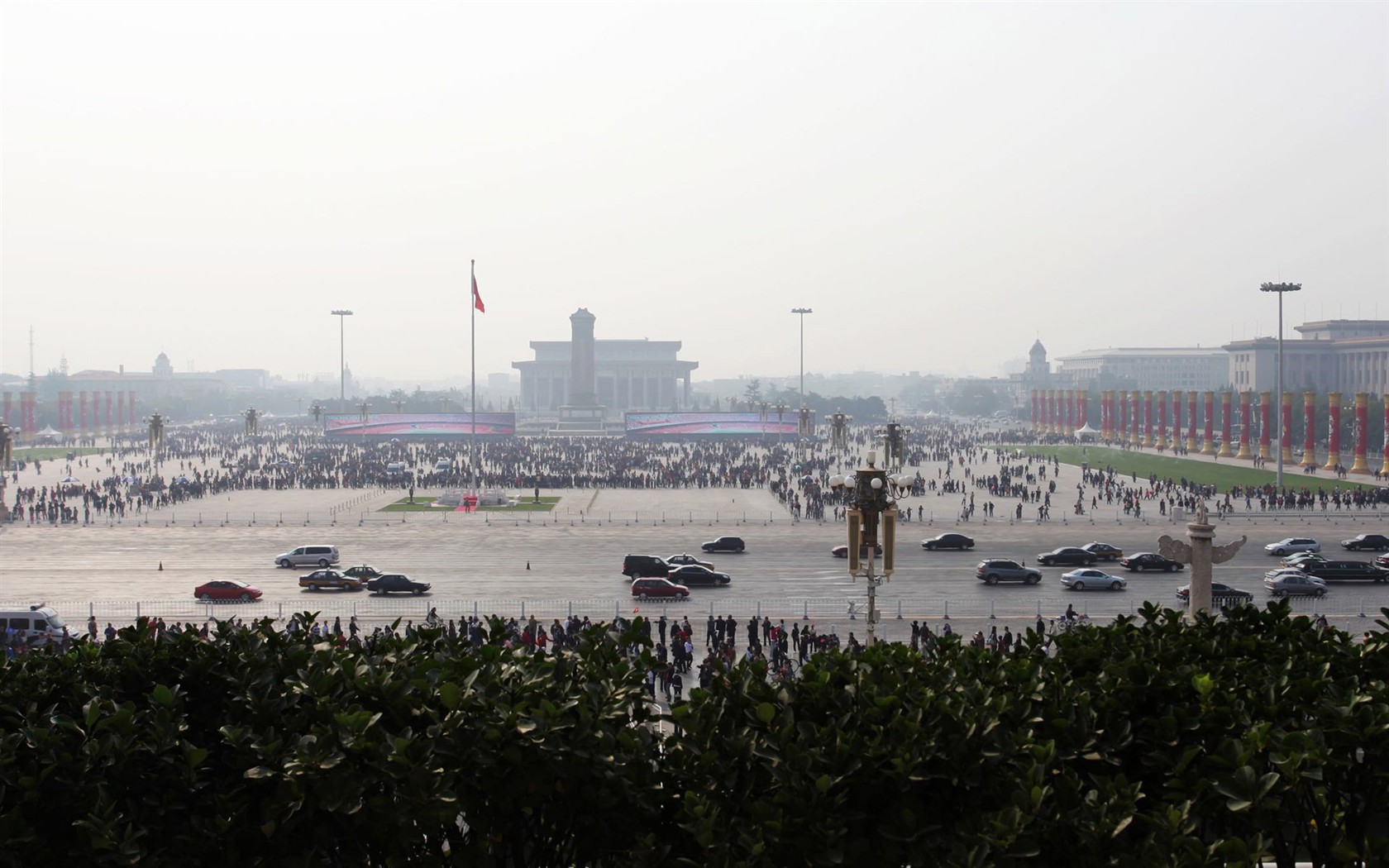 Тур Пекин - на площади Тяньаньмэнь (GGC работ) #8 - 1680x1050
