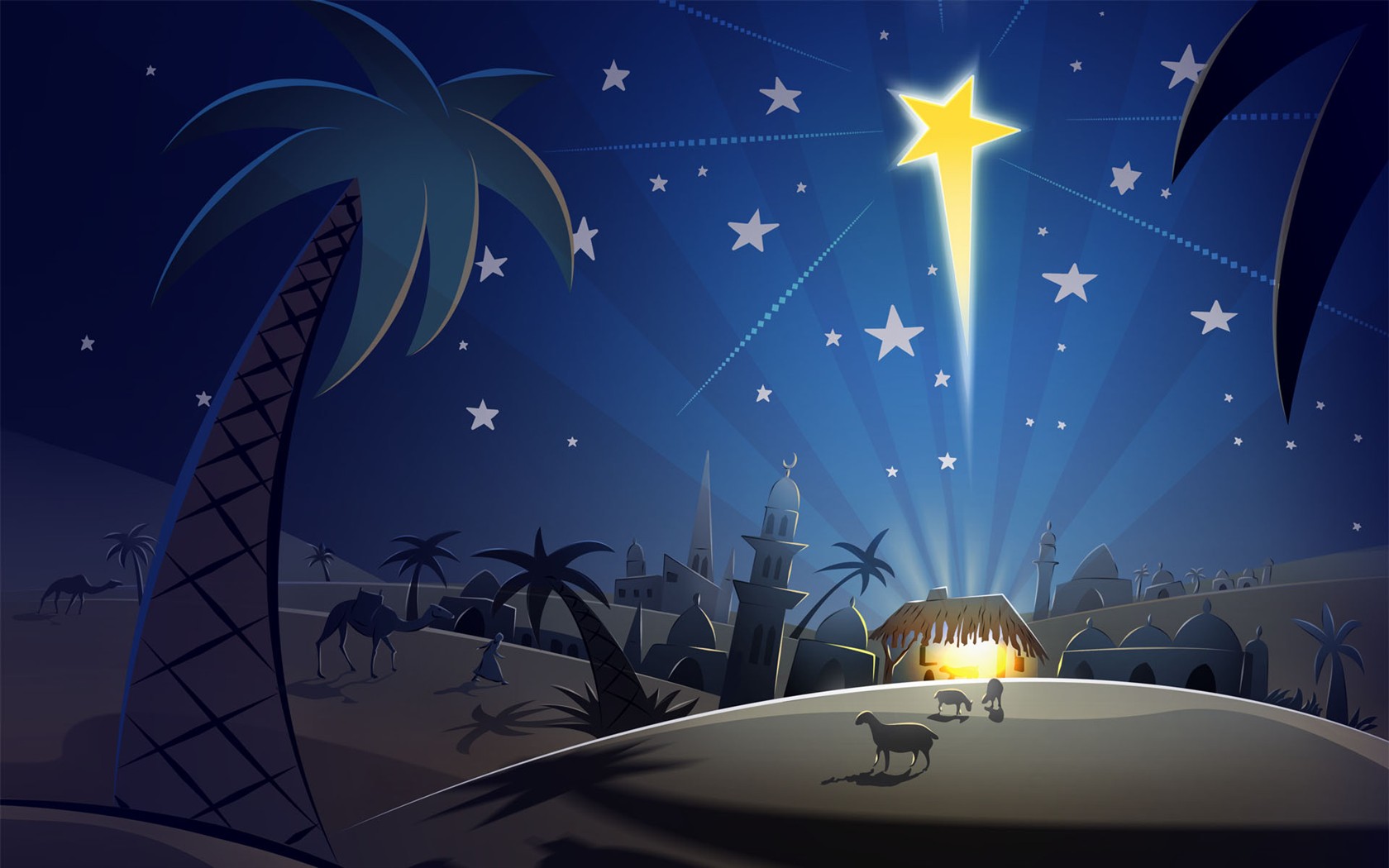 Tema de Navidad Fondos de pantalla de alta definición (2) #32 - 1680x1050