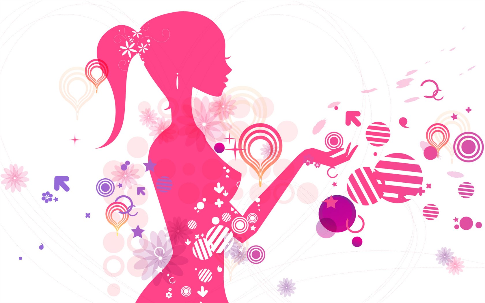 Vector Woman Tapete #32 - 1680x1050