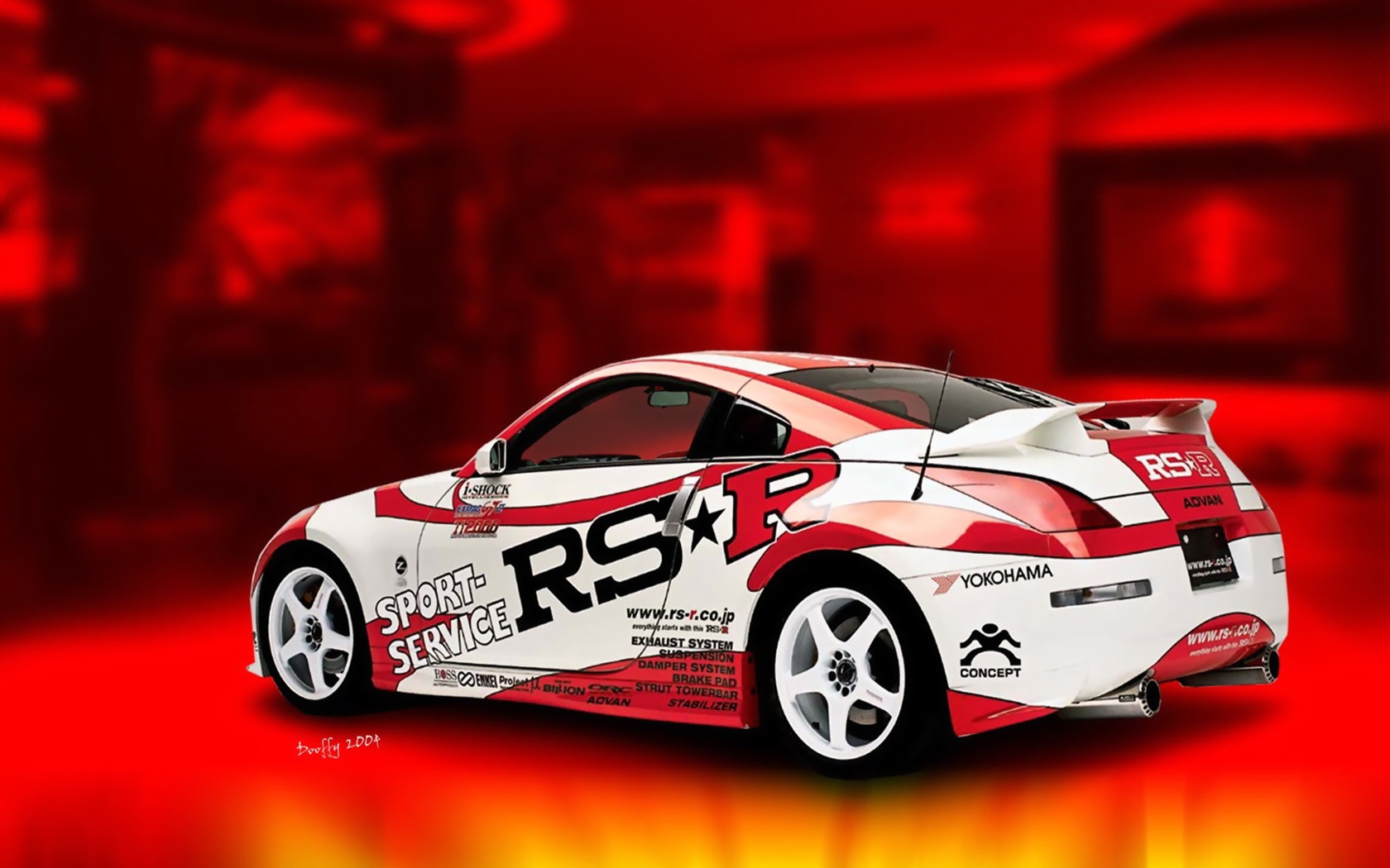 Fire car HD wallpaper #20 - 1680x1050