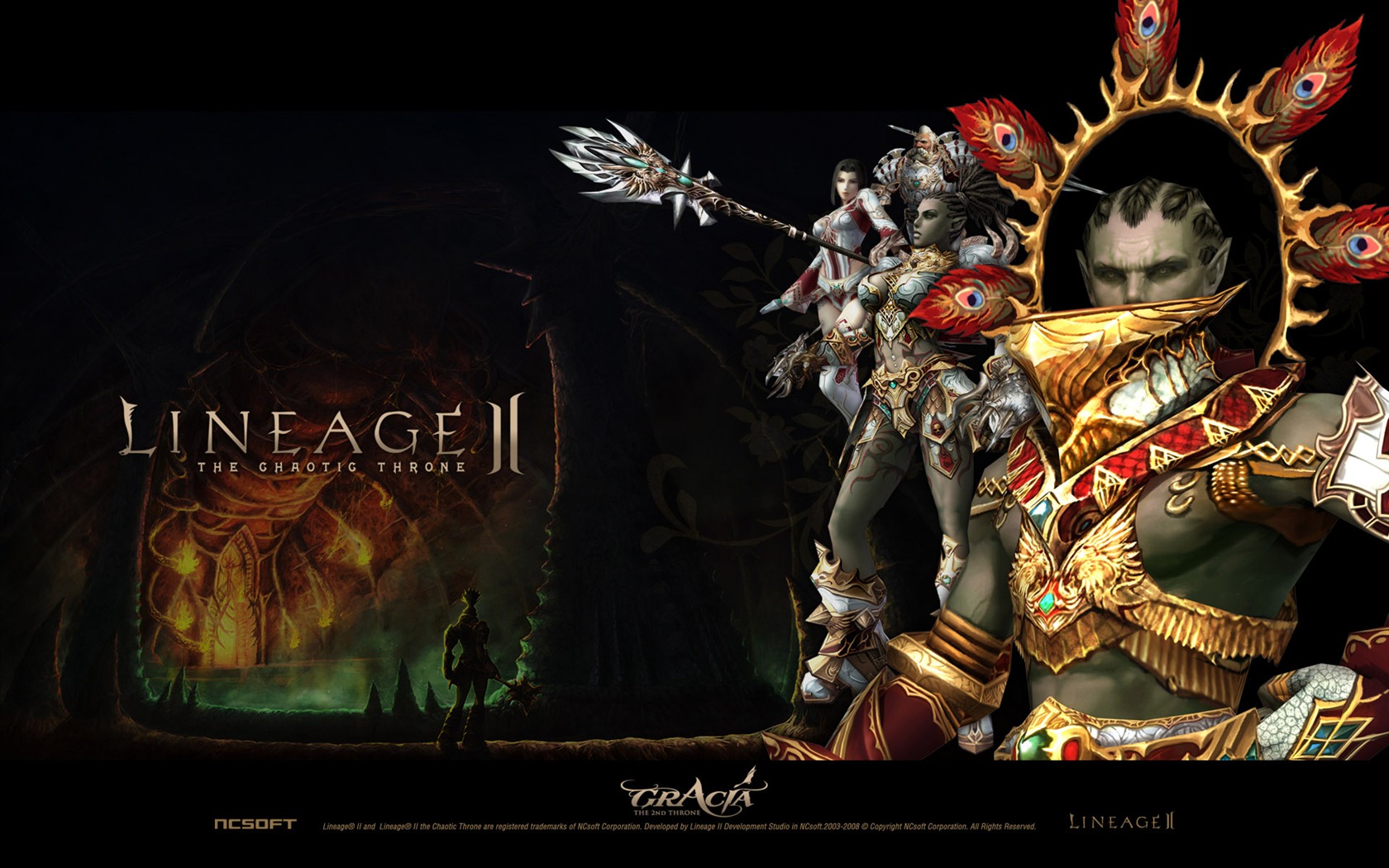 LINEAGE Ⅱ Modellierung HD-Gaming-Wallpaper #2 - 1680x1050