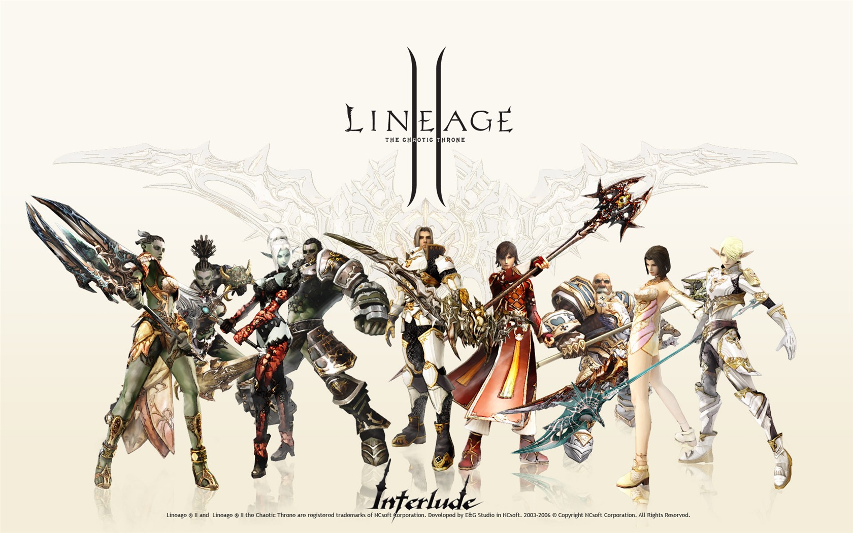 LINEAGE Ⅱ Modellierung HD-Gaming-Wallpaper #8 - 1680x1050