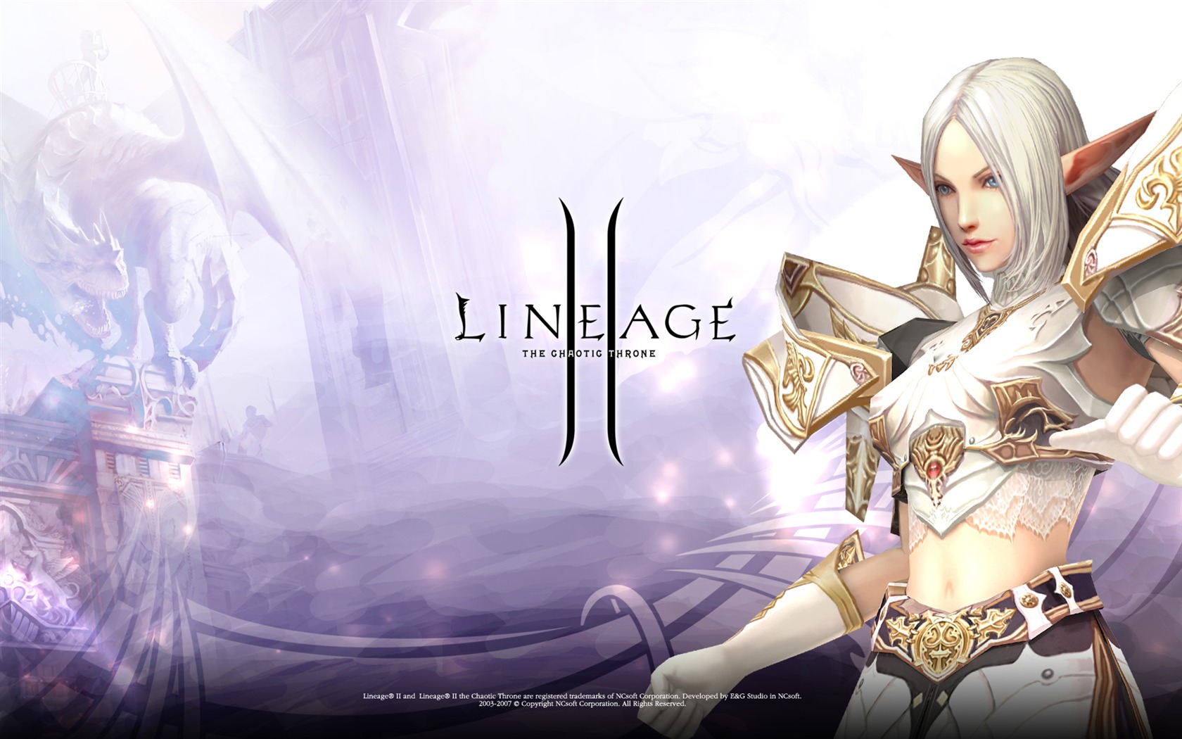 LINEAGE Ⅱ Modellierung HD-Gaming-Wallpaper #16 - 1680x1050