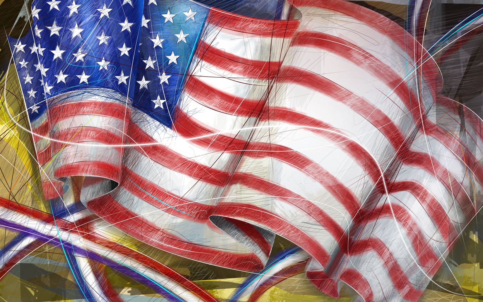 美国独立日主题壁纸17 - 1680x1050