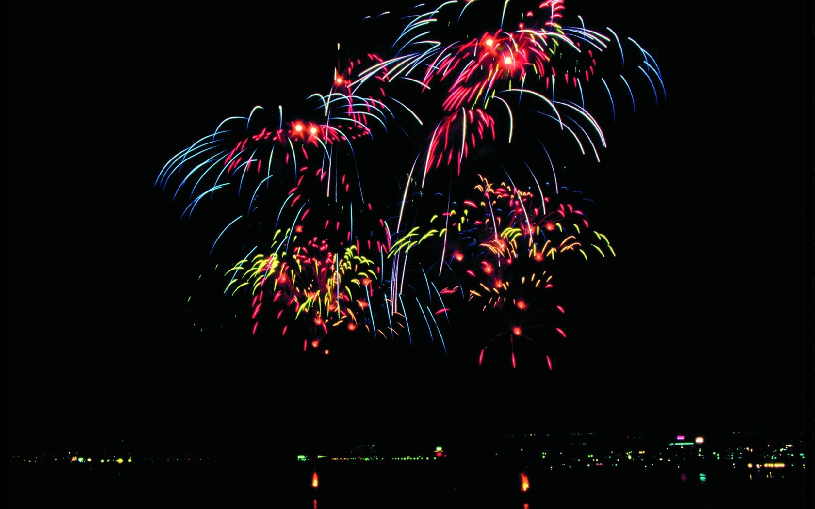 feux d'artifice Festival affichage Fond d'écran #2 - 1680x1050