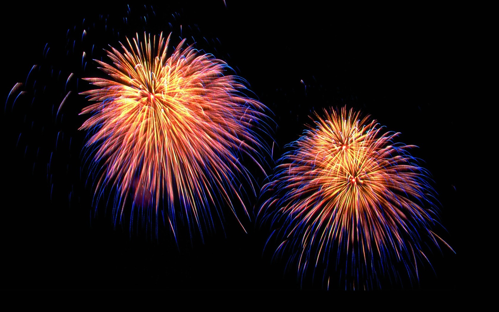 feux d'artifice Festival affichage Fond d'écran #19 - 1680x1050