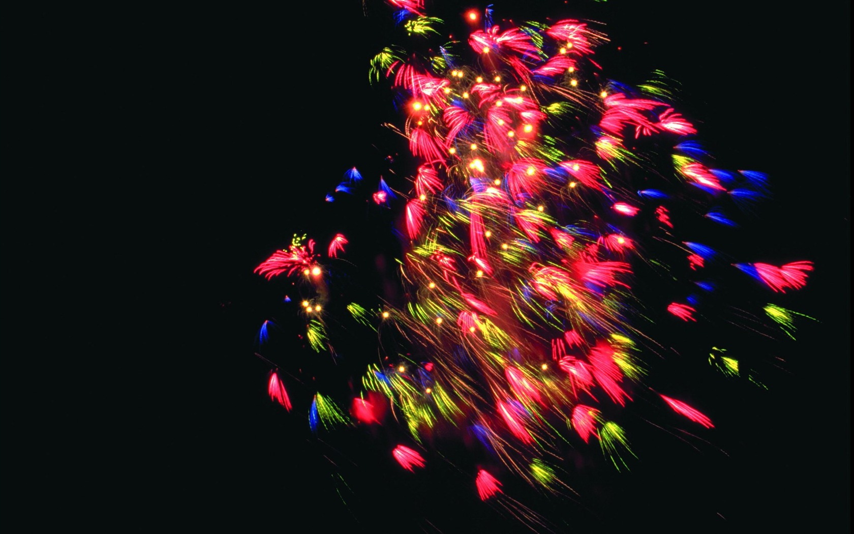 Festival fireworks display wallpaper #31 - 1680x1050