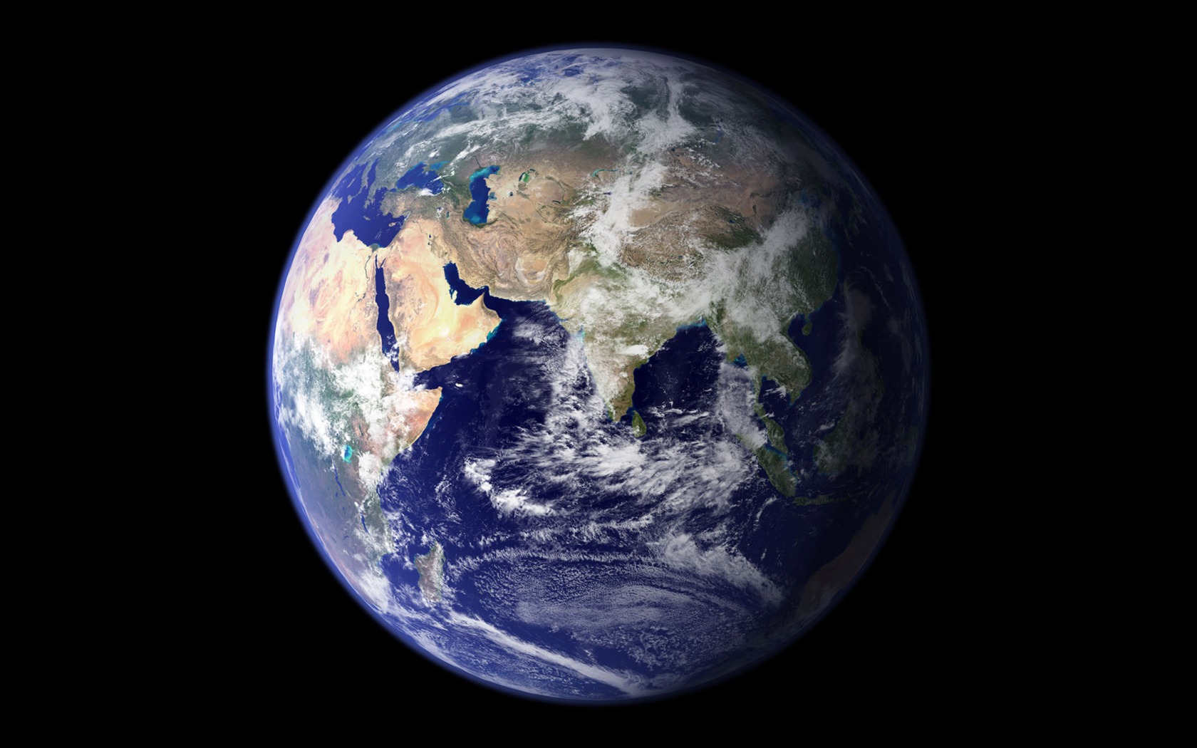 HD hermoso fondo de pantalla vista de pájaro de la Tierra #30 - 1680x1050
