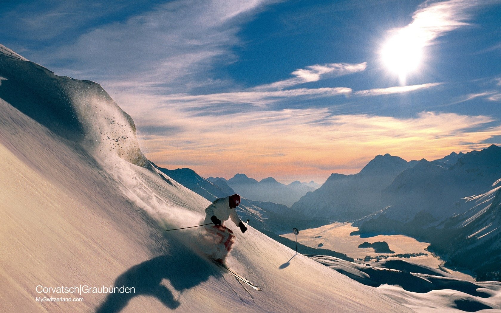 Switzerland Tourism Winter wallpaper #5 - 1680x1050