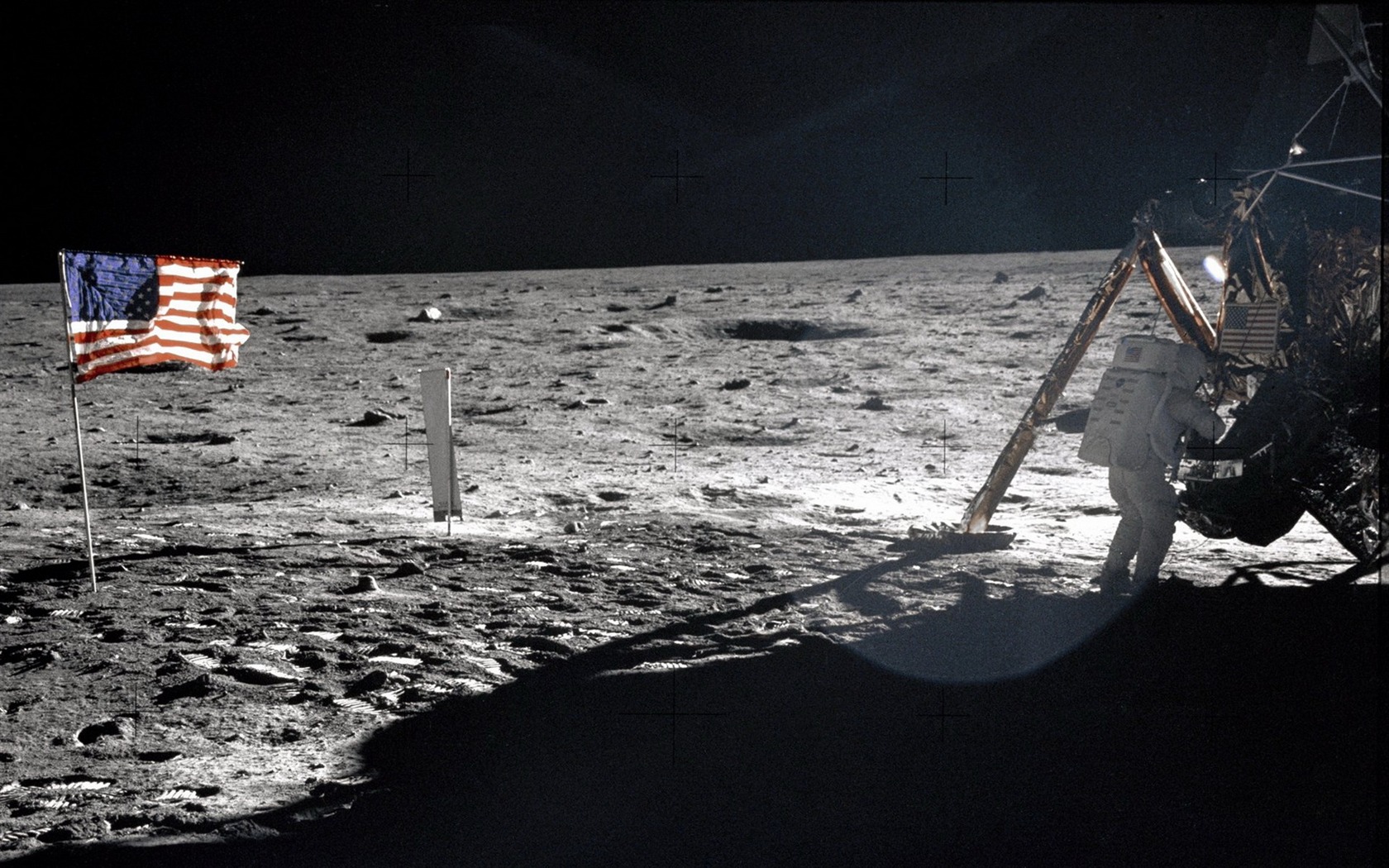 アポロ11号珍しい写真壁紙 #3 - 1680x1050