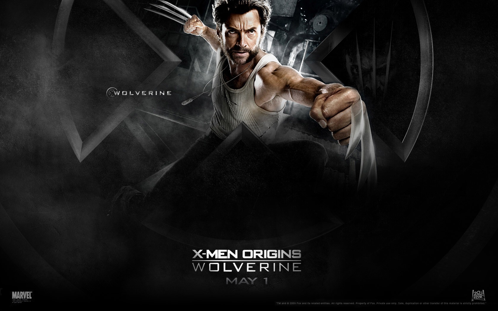 Fonds d'écran du film Wolverine #1 - 1680x1050
