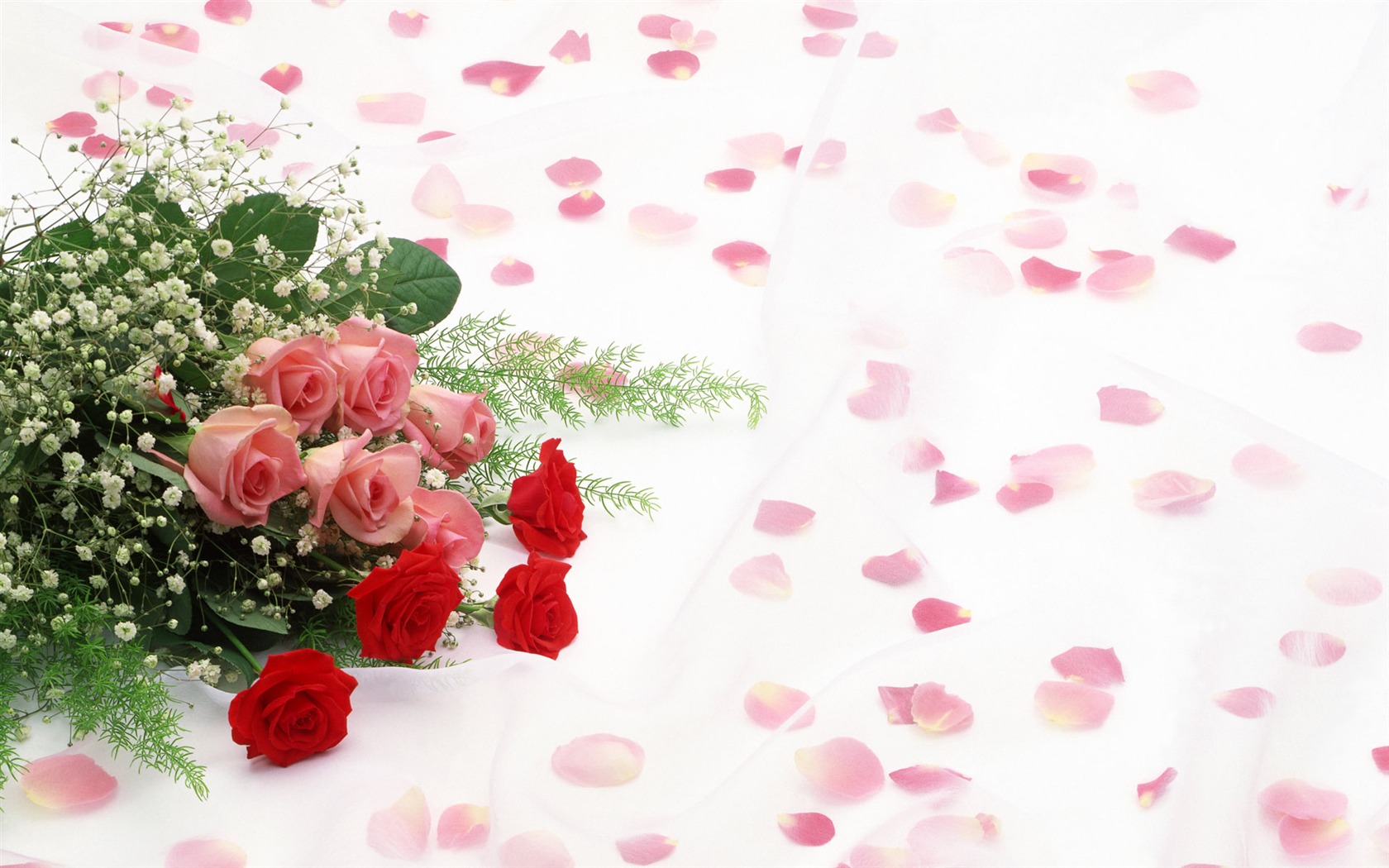 Wedding Flowers items wallpapers (1) #6 - 1680x1050