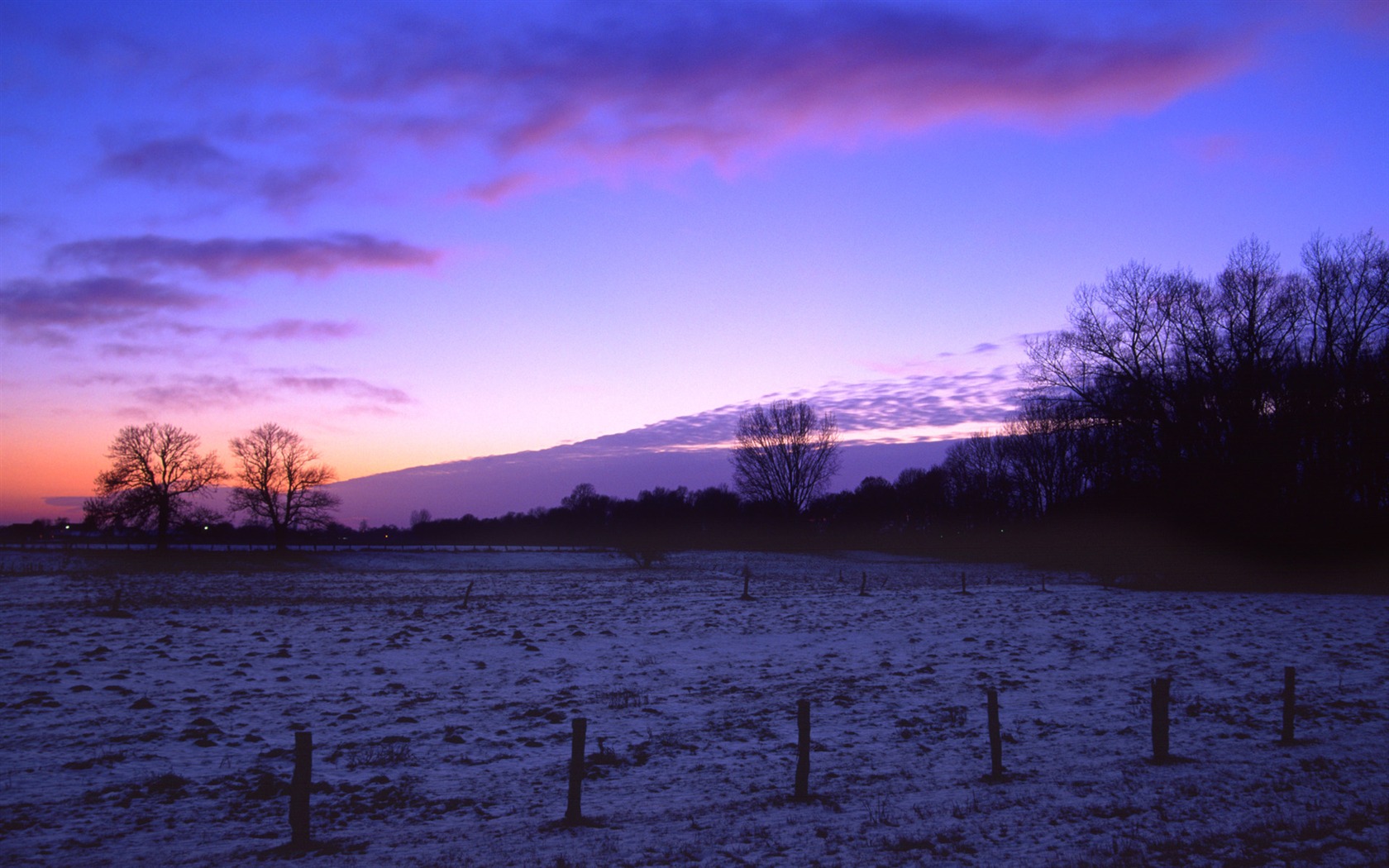 Glow du coucher du soleil HD Wallpaper exquise (1) #19 - 1680x1050