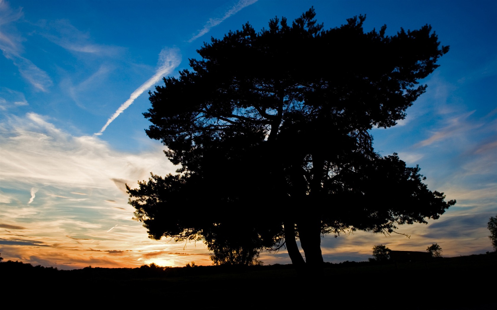 Glow du coucher du soleil HD Wallpaper exquise (1) #20 - 1680x1050