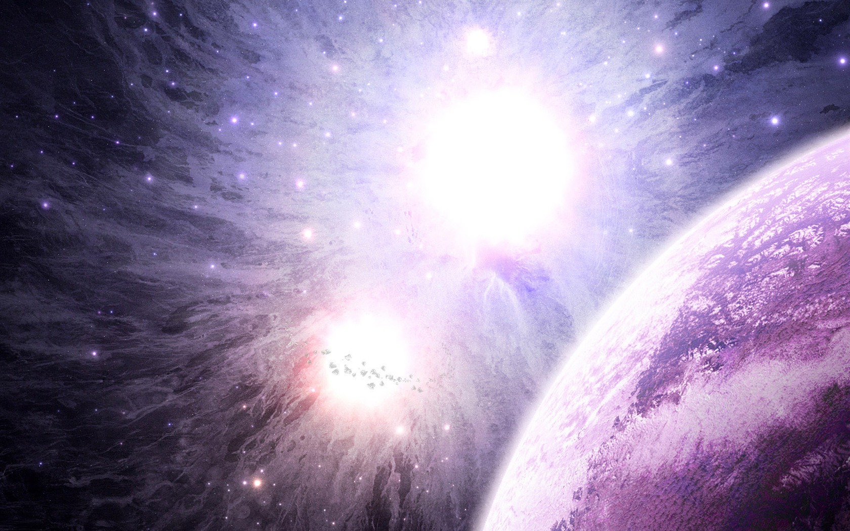 Unendlichen Universums, das schöne Star Wallpaper #6 - 1680x1050