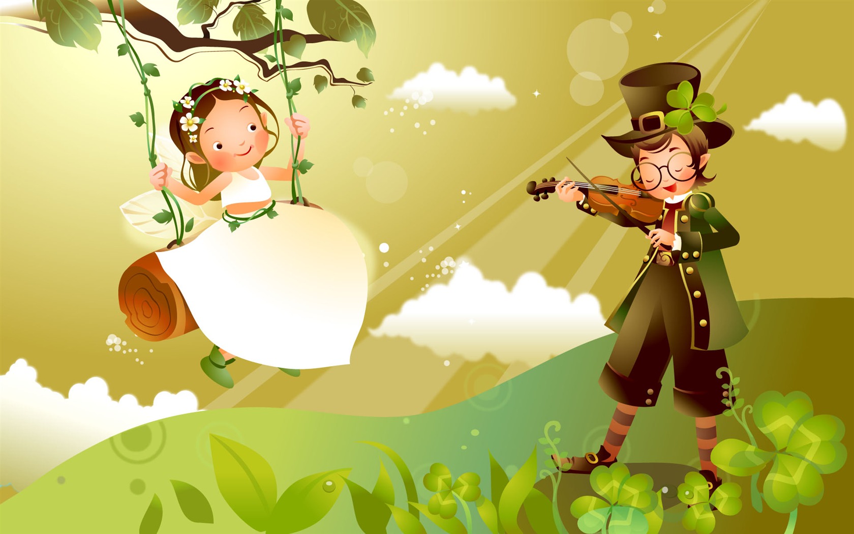 Fairy Tales Vector Wallpaper (2) #20 - 1680x1050