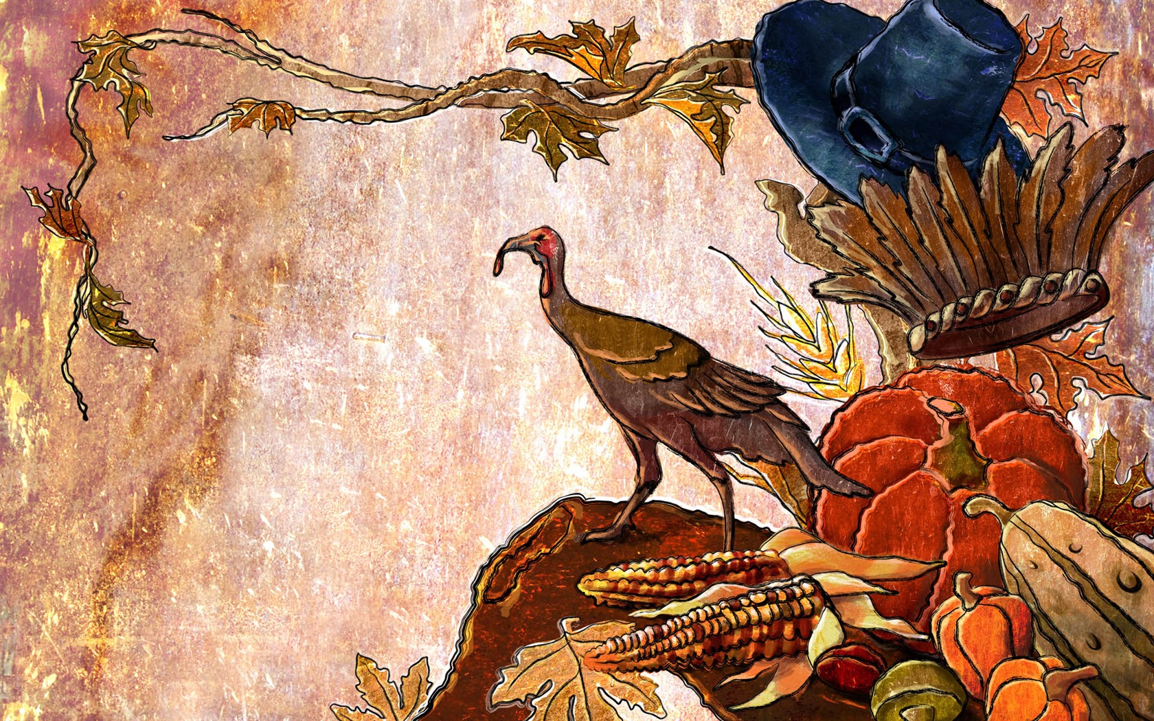 Thanksgiving Thema wallpaper (2) #20 - 1680x1050